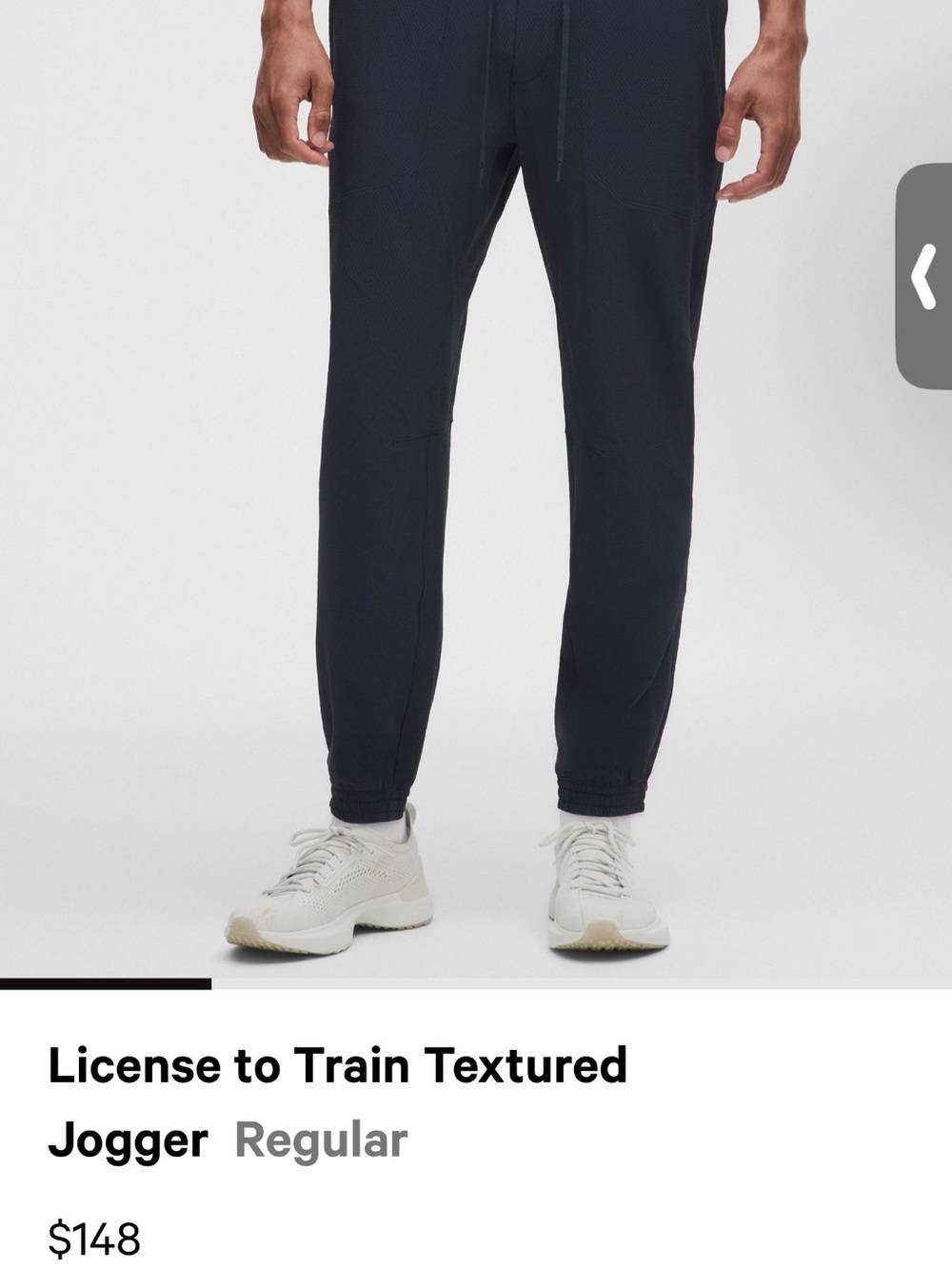License to Train Textured Jogger - Navy - Large